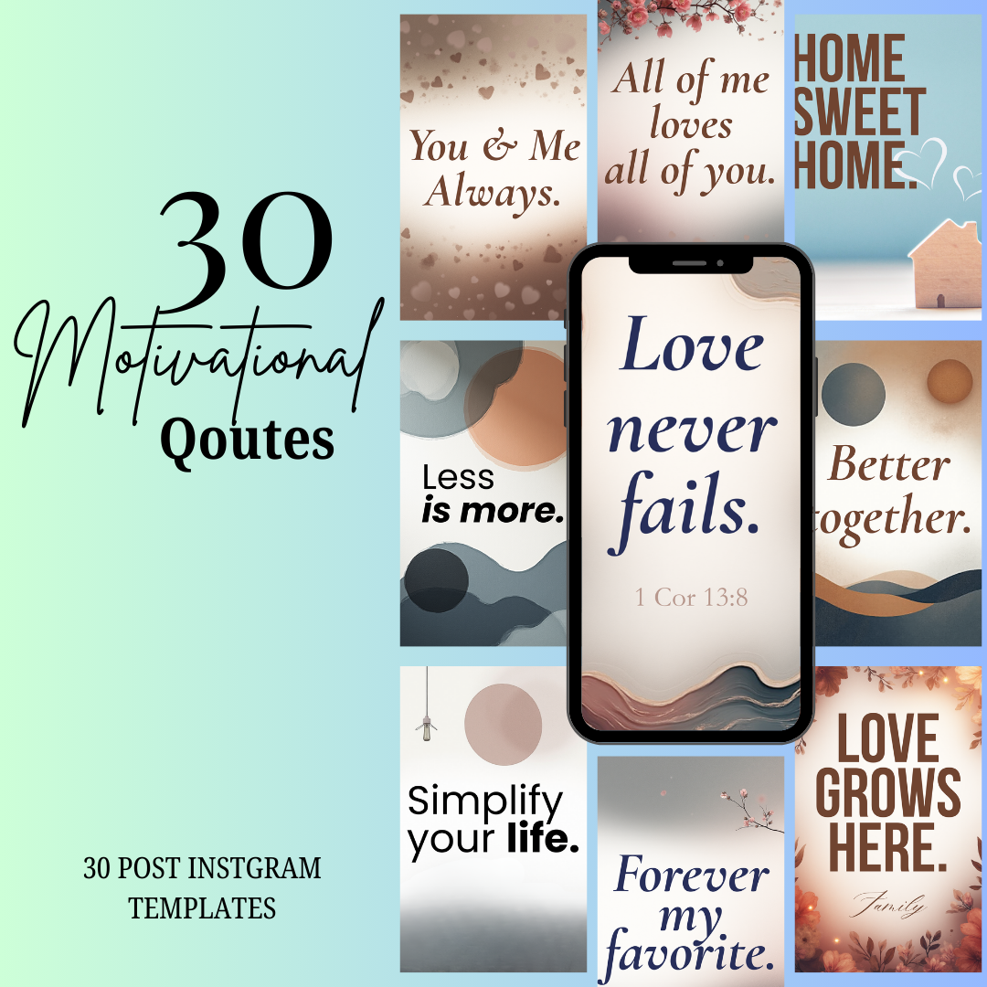 30 Family & Home Wall Art Bundle, Funny Kitchen Quotes, Coffee Station Decor, Minimalist Mindset Prints, PDF PNG.