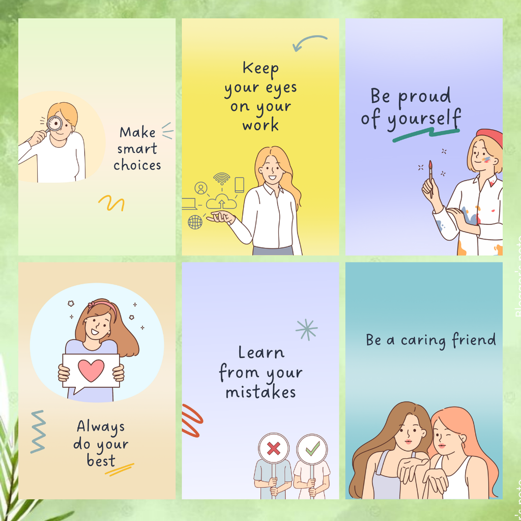 Classroom Rules Posters, Positive Affirmations for Kids, Teacher Resources, School Decor, Social Skills Art, PNG, PDF.