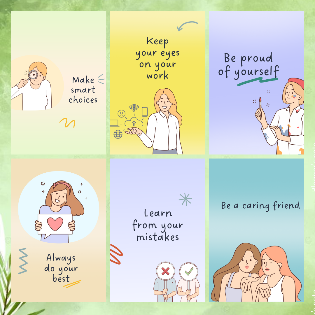 Classroom Rules Posters, Positive Affirmations for Kids, Teacher Resources, School Decor, Social Skills Art, PNG, PDF.